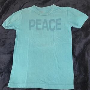 TURQUOISE "PEACE NOW" TEE BY SARAH JESSICA PARKER FOR BITTEN S